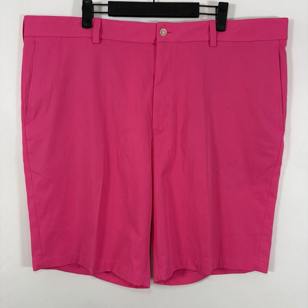 Walter Hagen Golf Shorts Mens Size 42 Pink 10” Inseam Performance Stretch Chink